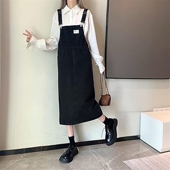 Amazon.co.jp: [mxcgzl] デニム サロペット スカート レディース